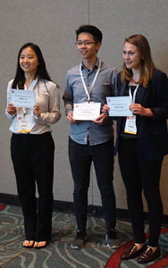 Shirley receives ASMS Best Undergraduate Poster